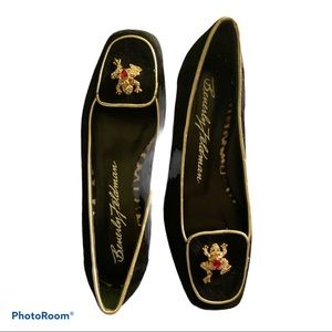 Beverly Feldman suede loafers